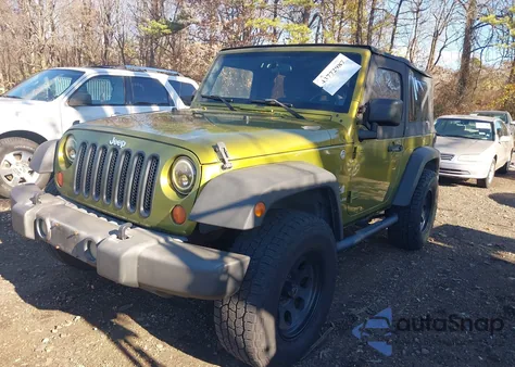 2007 Jeep Wrangler X из США, поврежденный, VIN 1J8FA24137L160428